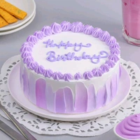 10 Mix Roses With Vanilla Birthday Cake