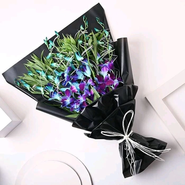10 Blue Orchids Bouquet