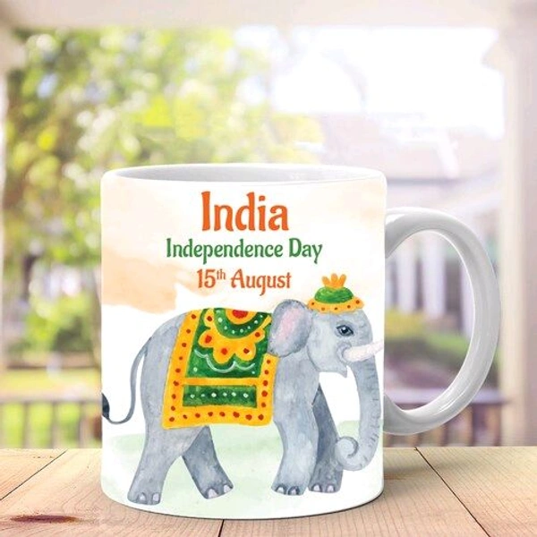 Elephant Independence Day Mug