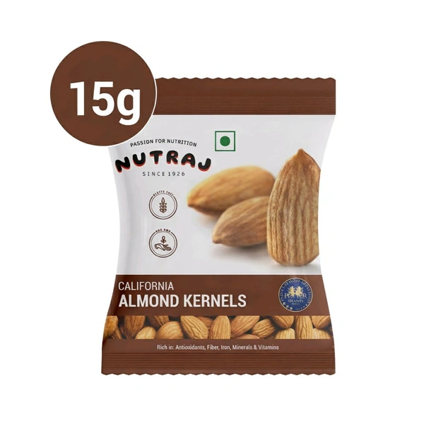 NUTRAJ Nutraj California Almond (Badam) - 15g