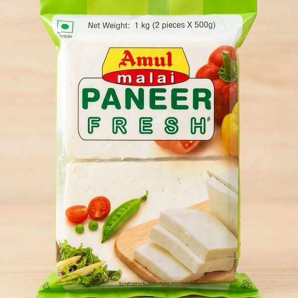 Amul Malai Paneer- 1kg (2 x 500g)