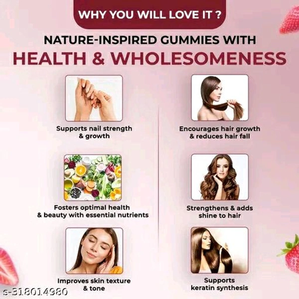 THE BODY RESERVEVE Beauty Boost Biotin Hair Gummies