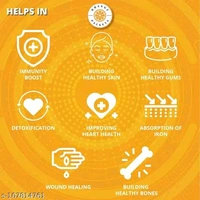 Food Supplement Orange Packets Natural Amla Vitamin C 1000mg With Zinc Effervescent Tablets - 30 Tablets