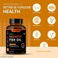 Nirvasa Salmon Fish Oil Triple Strength Softgel Capsule - 30 Capsules