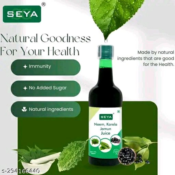 SEYA Neem Karela Jamun Juice 800 ml