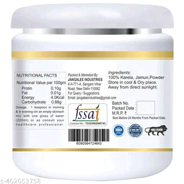 Yogaguru Mantr Karela Jamun Powder200g