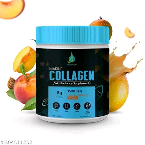 VEDAPURE NATURALS Marine Collagen Skin Radiance Supplement