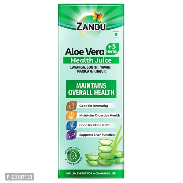 Zandu Aloe Vera Juice 1L - Pack Of 2