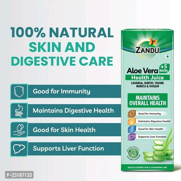 Zandu Aloe Vera Juice 1L - Pack Of 2