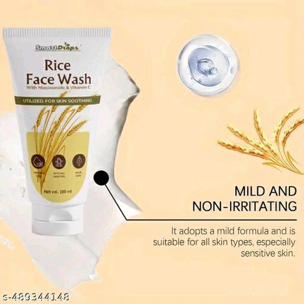 Smart Drops Rice Face Wash 100ml - Pack Of 3