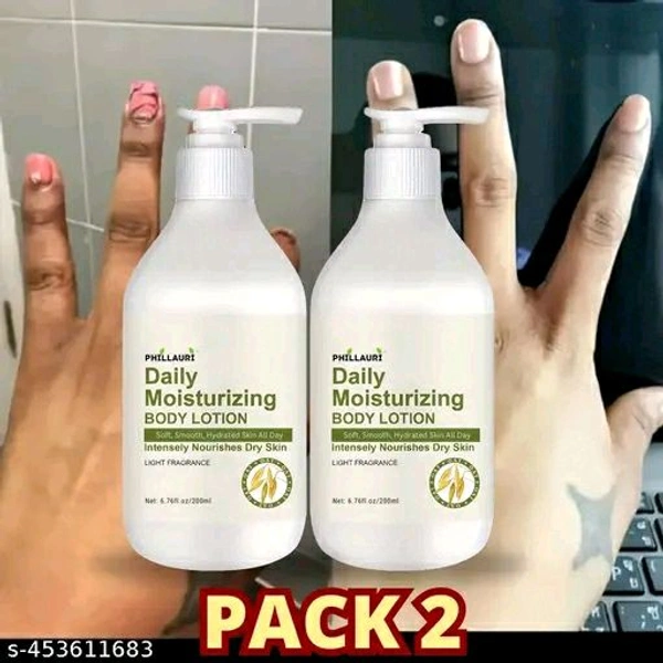 Phillauri Daily Moisturizing Body Lotion 200ml - Pack Of 2