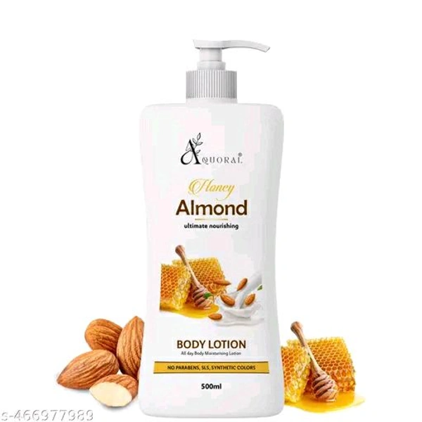 Aquoral Honey & Almonds Ultimate Nourishing Body Milk Lotion 500ml