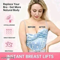 SECRET PETALS Ulimate Boob Tape Bundle - 10 Nipple Pasties, 2 Reusable Silicone Nipple Covers And 36 Fashion Tapes