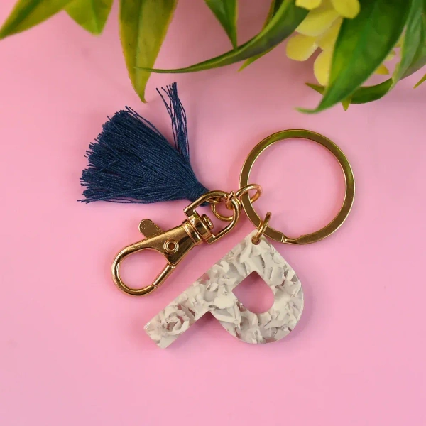 Trendy Designer Assorted Keychains (Mix Design / 5 Pc) - Multi