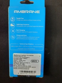 AMBRANE Ambrane Power Bank Cable IPhone (white)
