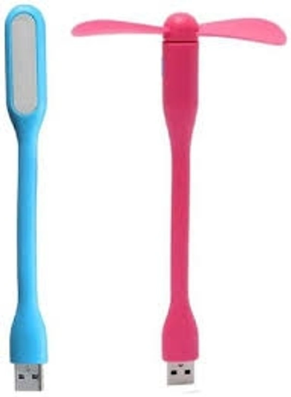 Combo Of USB LED LIGHT and USB FAN