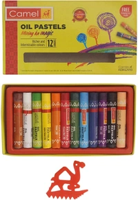 Camlin Kokuyo Oil Pastel - 12 Shades