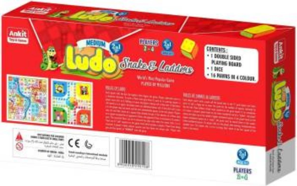 Ankit Ludo Snake & Ladders for Kids