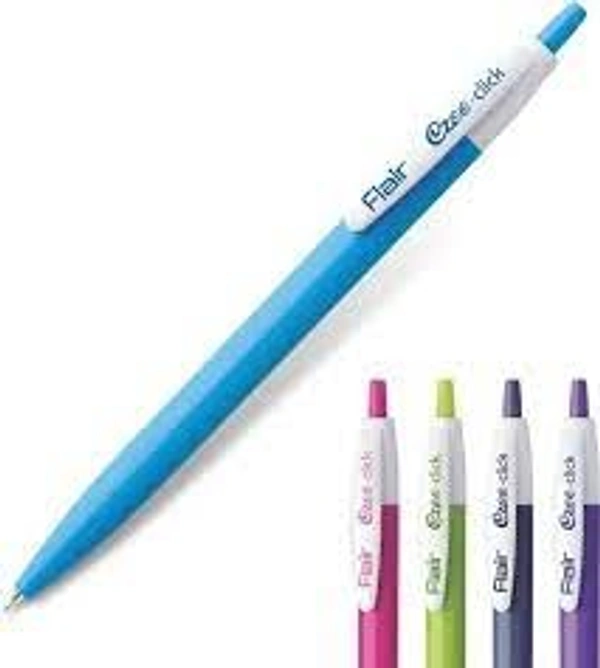 Flair Ezee click ball pen (BLUE & BLACK)