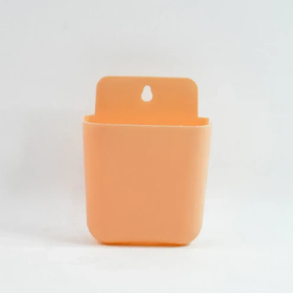 Multi Purpose Wall Mounted Plastic Storage Pocket (2 Pc) - Multi, Multi