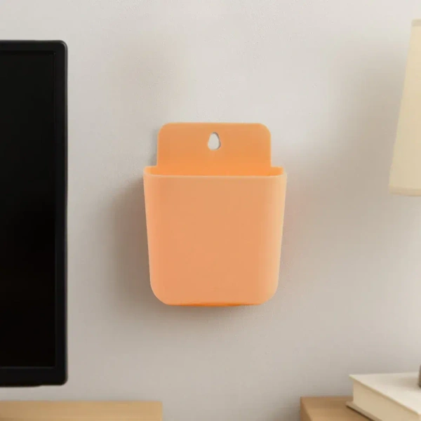 Multi Purpose Wall Mounted Plastic Storage Pocket (2 Pc) - Multi, Multi