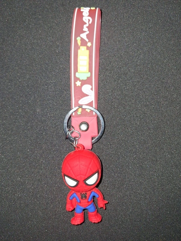 Spider-Man keychain with Strap Keyring Key Chain