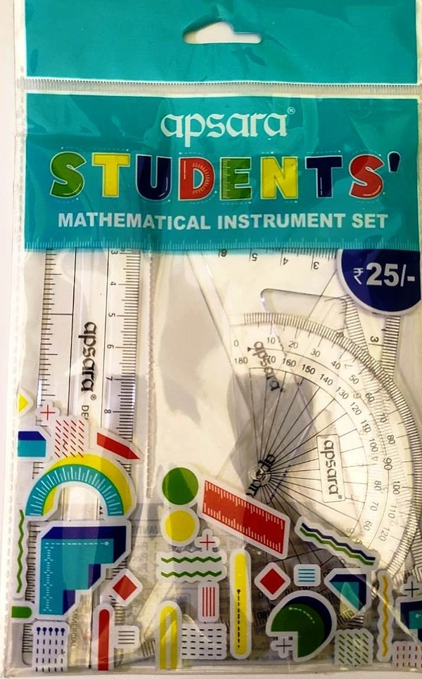 Apsara Student Mathematical Instrument Set ( Pack of 2)