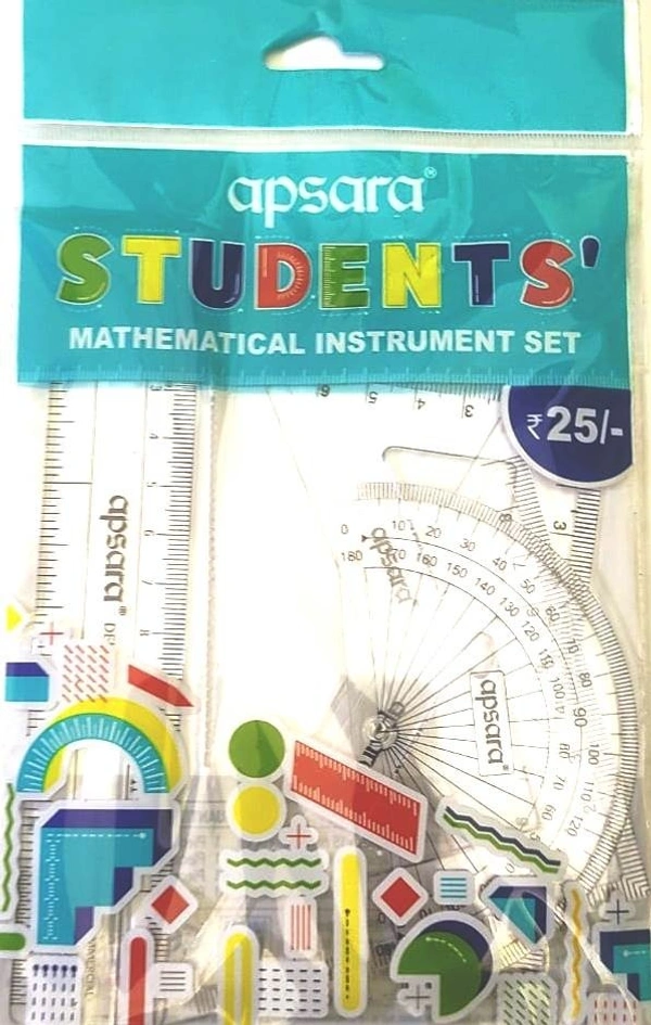 Apsara Student Mathematical Instrument Set ( Pack of 2)