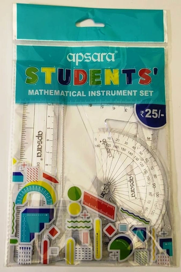 Apsara Student Mathematical Instrument Set ( Pack of 2)
