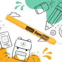 Luxor Super Chisel Marker - Assorted Colors - (Pack Of 10) - Assorted Colours