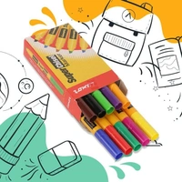 Luxor Super Chisel Marker - Assorted Colors - (Pack Of 10) - Assorted Colours