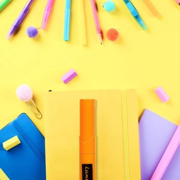 Luxor Super Chisel Marker - Assorted Colors - (Pack Of 10) - Assorted Colours