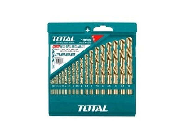 TOTAL HSS twist drill bits set TACSD0195