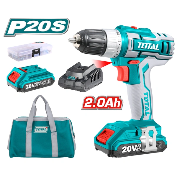TOTAL Lithium-Ion cordless drill TDLI2002