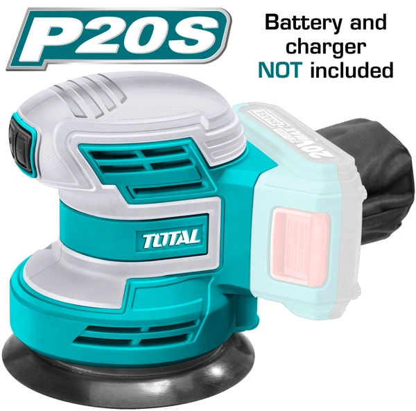 TOTAL Lithium-Ion random orbit sander TROSLI2001