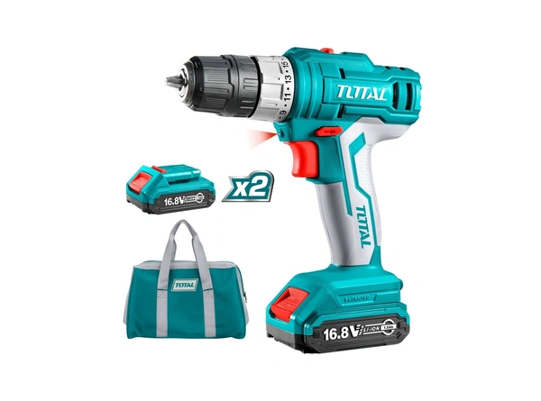 TOTAL Lithium-Ion cordless drill TDLI1612
