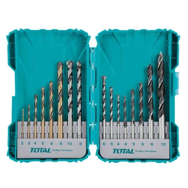 16PCS Metal, Concret and wood drill bits set TACSDL11601
