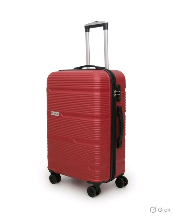Fiber Lite Red Colour Hard Body Suitcase Small Size