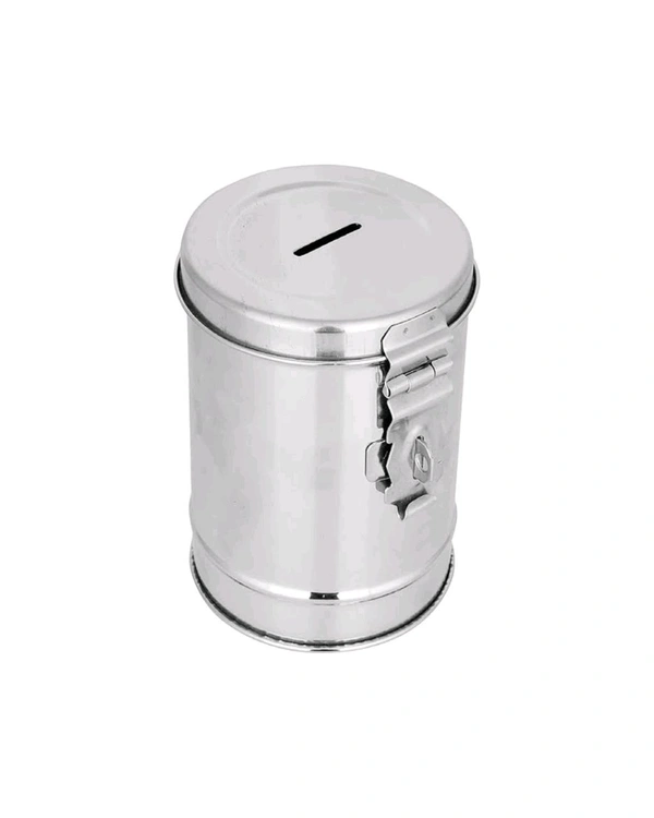 Stainless Steel Round Shape Piggy Bank