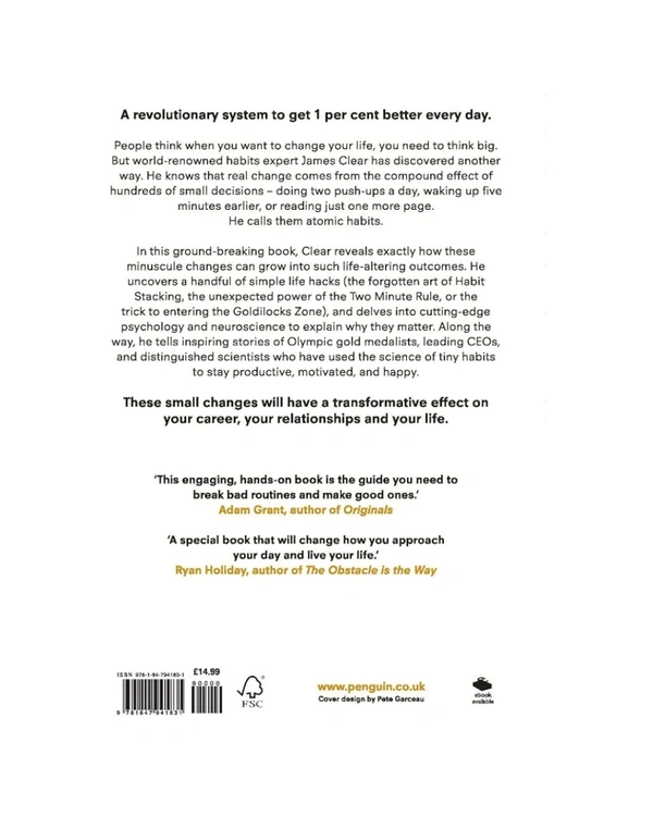 Atomic Habits: Tiny Changes, Remarkable Results