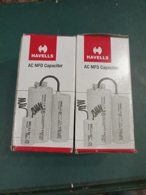 HAVELLS AC MFD CAPACITOR 6uF Run Cap 6uF/440 V - 3.0 cmx5.7 cm (30mmX57cm)