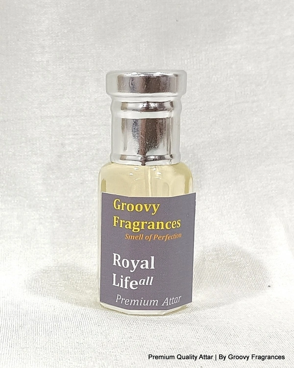 Groovy Fragrances Royal Life Long Lasting Perfume Roll-On Attar | Unisex | Alcohol Free by Groovy Fragrances - 6ML