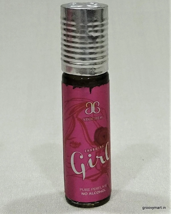 Arochem charming girl perfume roll-on attar free from alcohol - 6ML
