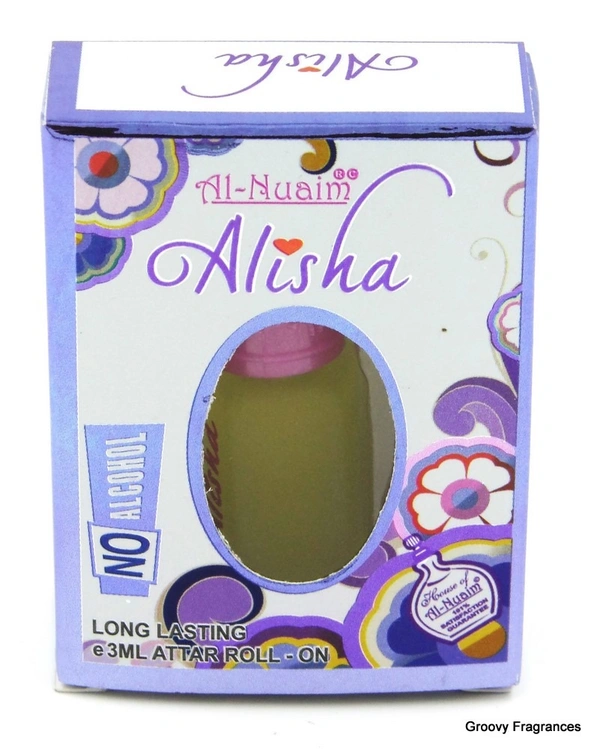 Al Nuaim Alisha Perfume Roll-On Attar Free from ALCOHOL - 3ML