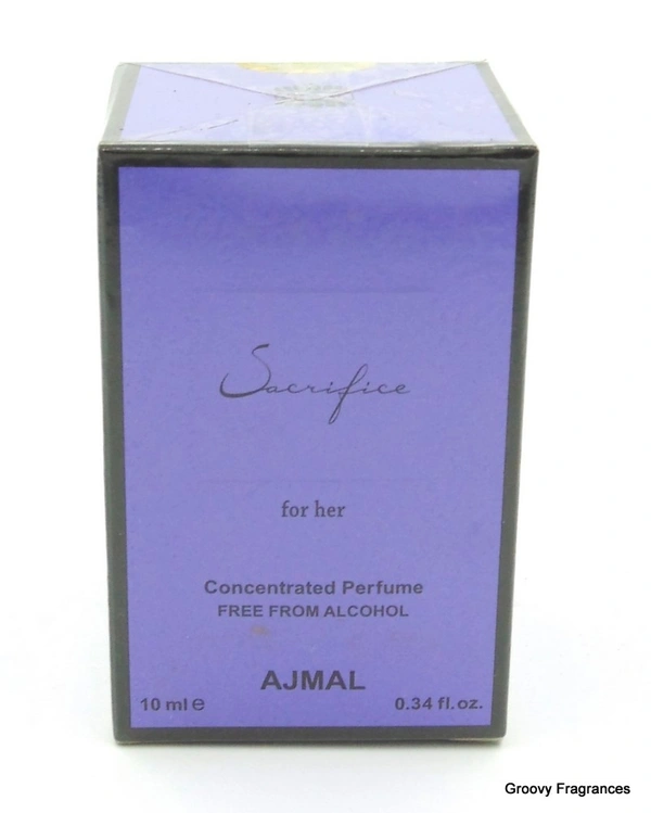 Ajmal Sacrifice For Her concentrated Perfume | For Women | Alcohol Free - 10ML