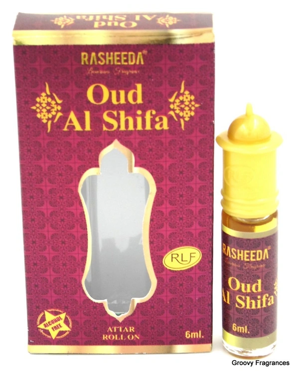 Rasheeda Oud Al Shifa Perfume Roll-On Attar Free from ALCOHOL