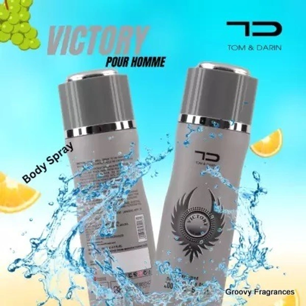TD Tom & Darin VICTORY POUR HOMME Perfumed Deodorant Body Spray - 200ML
