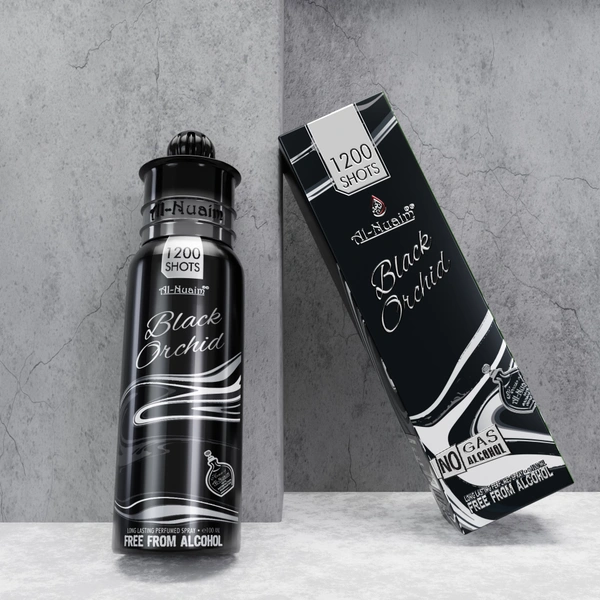 Al Nuaim Black Orchid Long Lasting Perfume Spray | Alcohol Free - 100ML