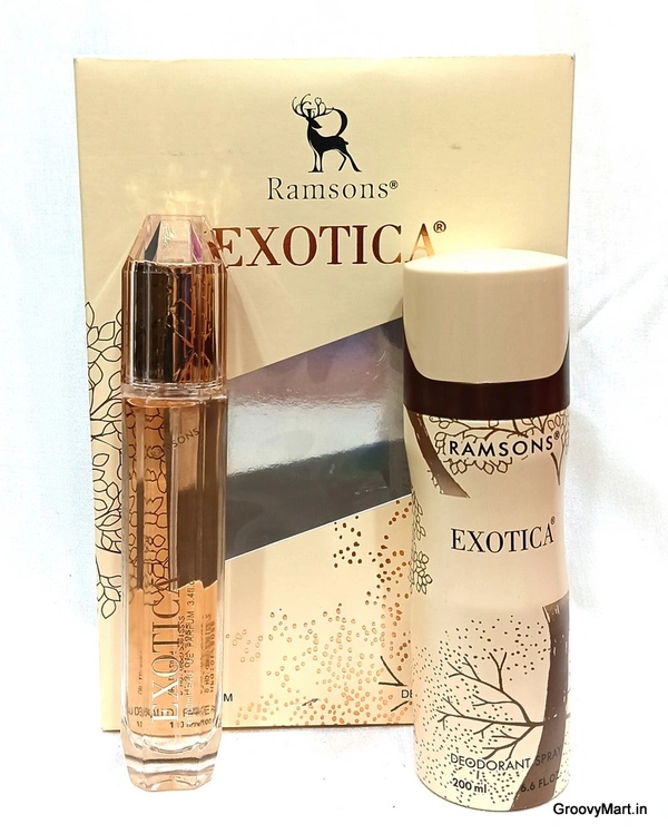 Ramsons Exotica Combo | Eau De Parfum and Deodrant Spray - 200ML+100ML