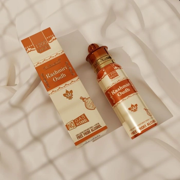 Al Nuaim Kashmiri Oudh Long Lasting Perfume Spray | Alcohol Free - 100ML